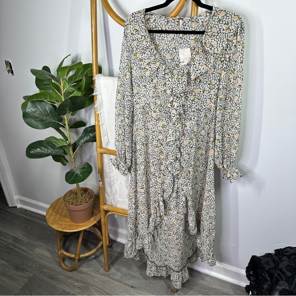 NWT Free People Gigi Printed Maxi sz S